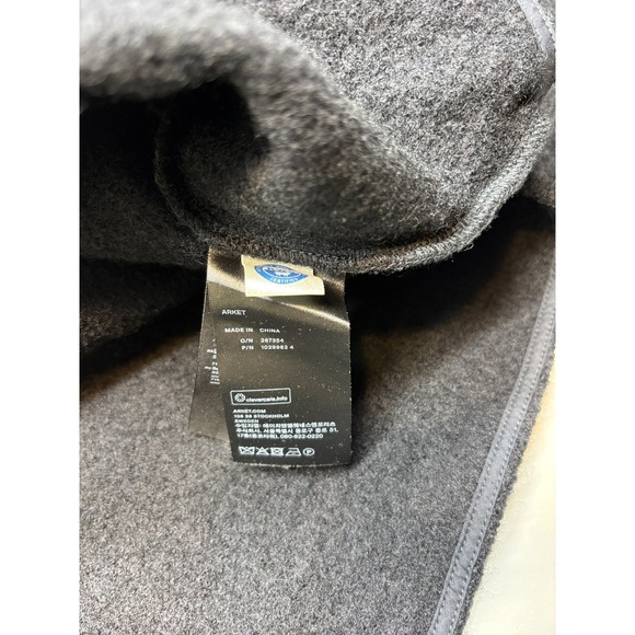 Arket Sweater Womens XS Black Boiled Wool Half Zip High Neck - Picture 4 of 8